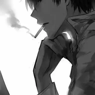 女头动漫高冷侧脸抽烟 超酷傲娇吸烟动漫图 - 动漫头像 - 潮人个性网