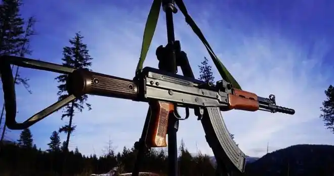 可以说是结合了两者拥有的优点,但是八一式自动步枪的内在结构与五六