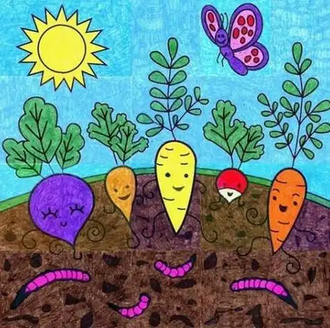 春天的菜园简笔画春天的菜园简笔画怎么画