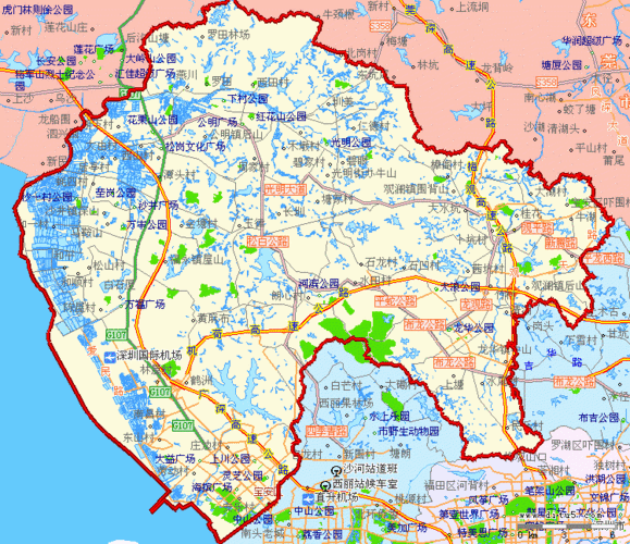 宝安区地图高清版_深圳地图_高清版_下载-政区地图