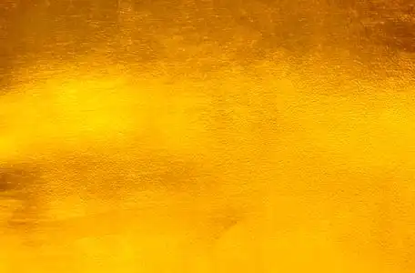 闪亮的黄色叶金箔照片
