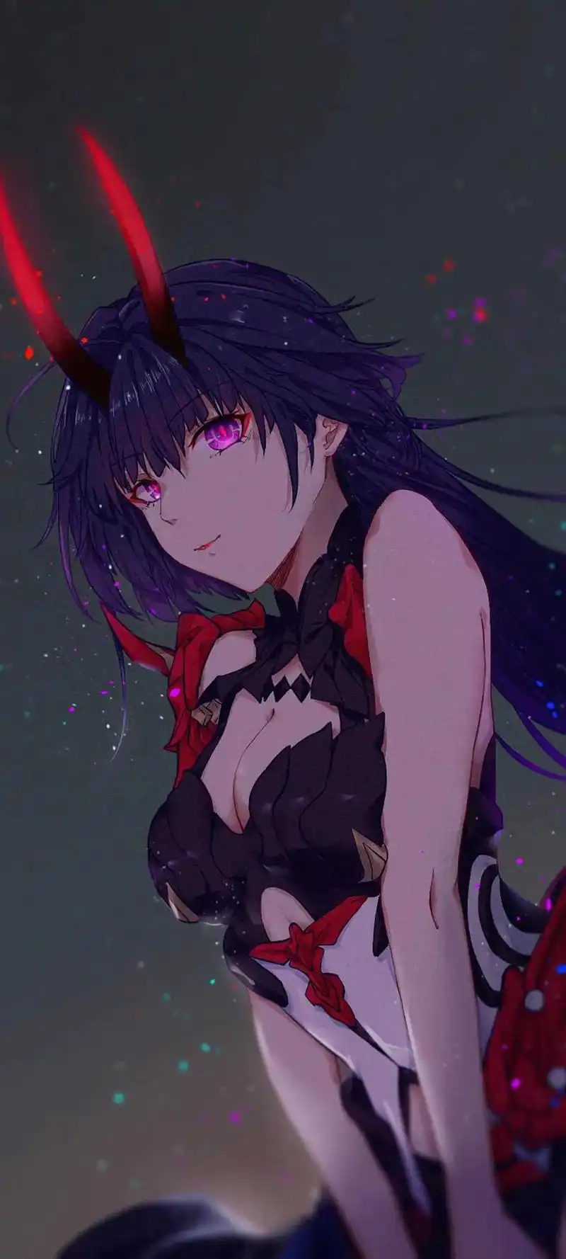 雷电芽衣全面屏手机壁纸