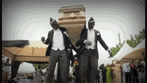 黑人抬棺表情包动图