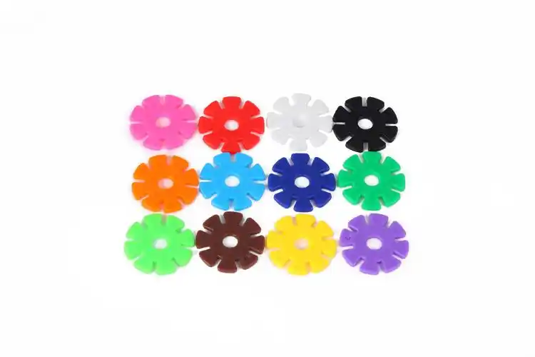 韩国文具 儿童玩具雪花片拼装插积木 益智玩具雪花片800片 67790