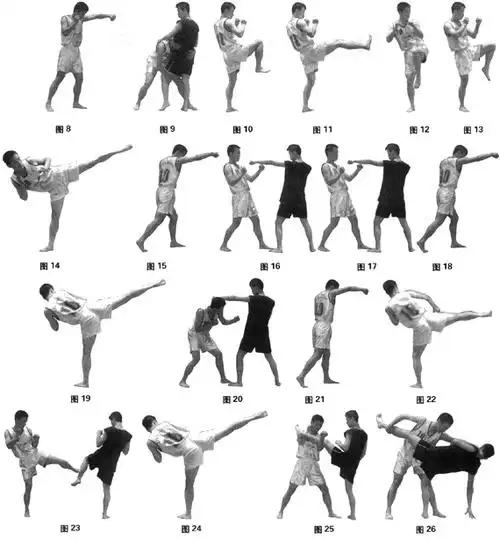 散打技术攻中有防和防守反击组合解析