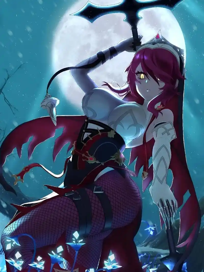 罗莎莉亚.#送你一张壁纸  #二次元 #无不良引导 #原神壁 - 抖音