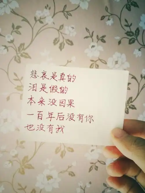 手写歌词百年孤寂林夕