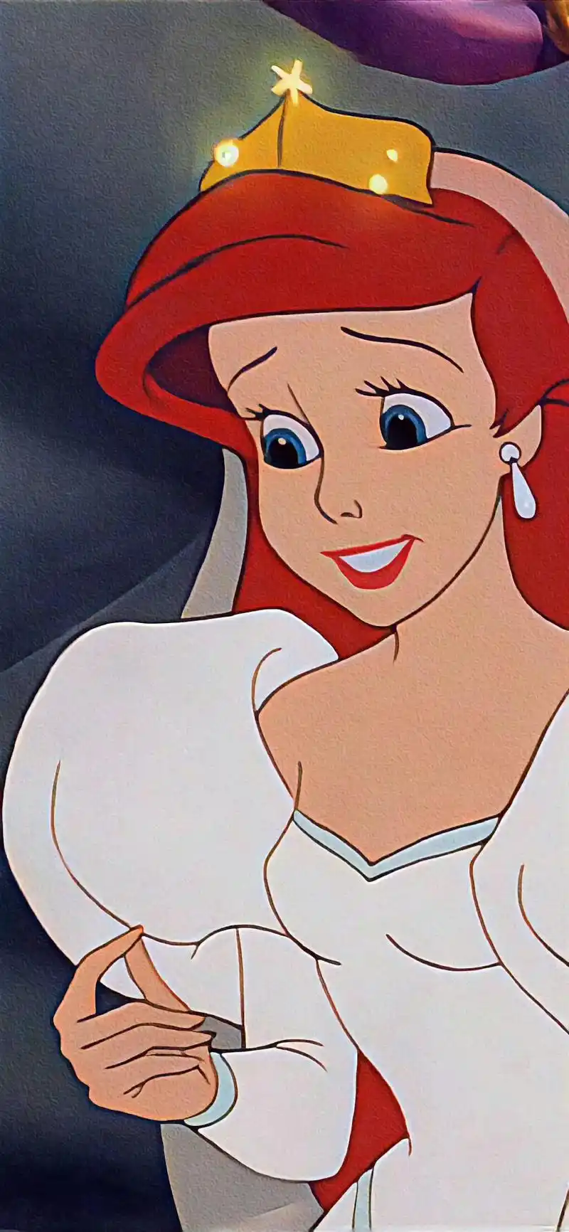 来一组小美人鱼爱丽儿壁纸啦～ #迪士尼公主 - 抖音