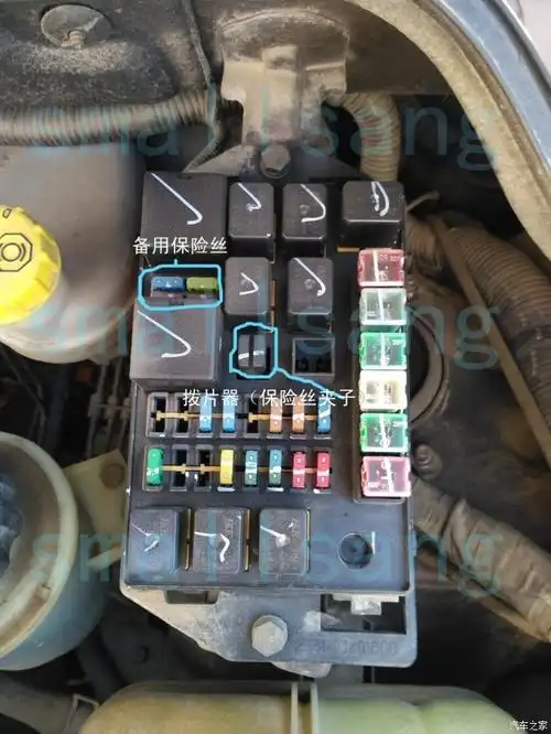 全顺刹车灯保险丝图标 第1页