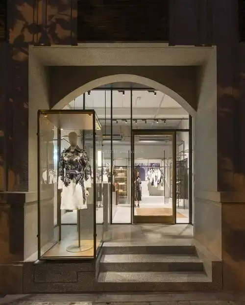 店门面门口设计装修效果图片