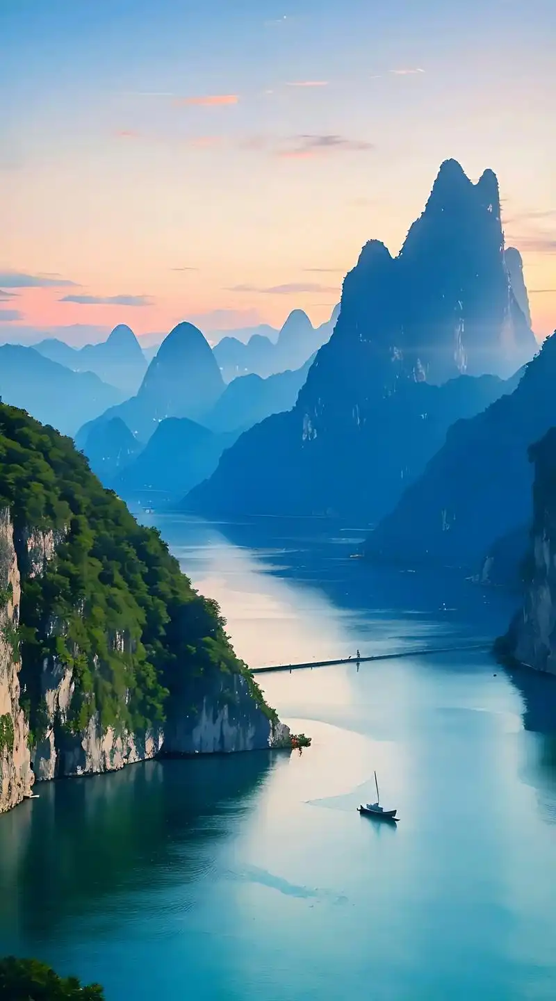 桂林山水甲天下,江山如此多娇,享受大自然的气息和美景#图文伙 - 抖音