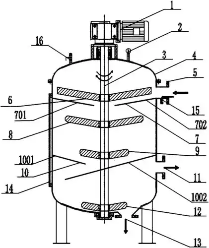 一种污泥混合浓缩排放一体罐