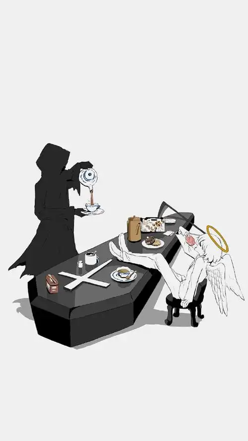 天使与死神:我来到这里并不只是要带走灵魂,更是为了见到你