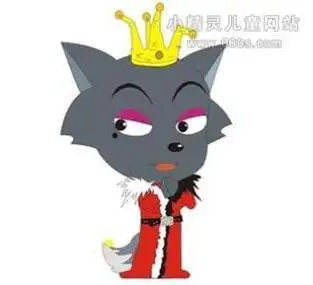 红太狼皇冠简笔画