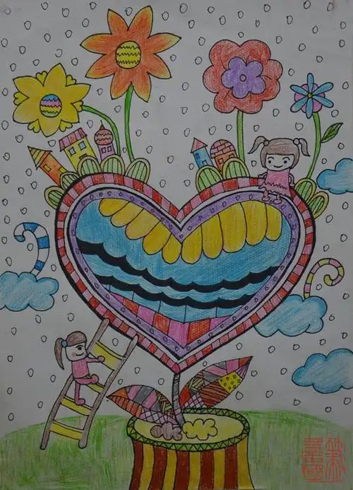 色彩画我最喜欢的季节