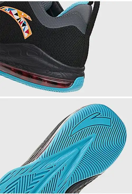 安踏篮球鞋男神盾1代low低帮篮球鞋2021秋季外场实战耐磨战靴气垫缓震