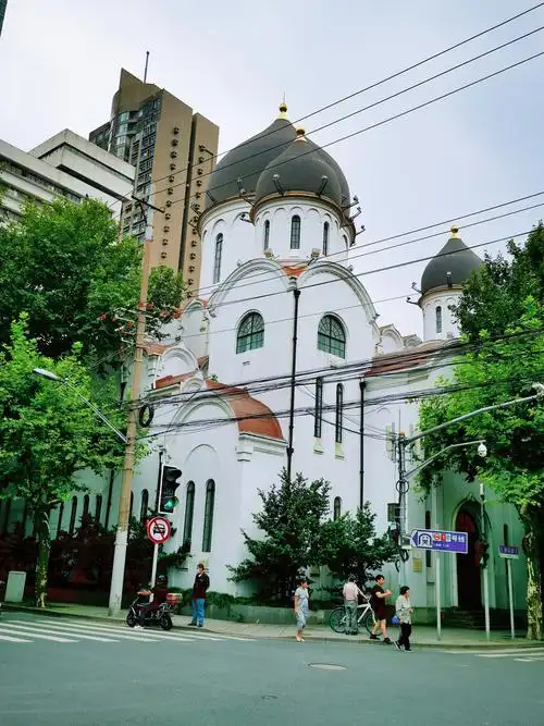 上海徐汇区新乐路圣母大堂,由上世纪初逃难到上海的白俄贵族们集资兴