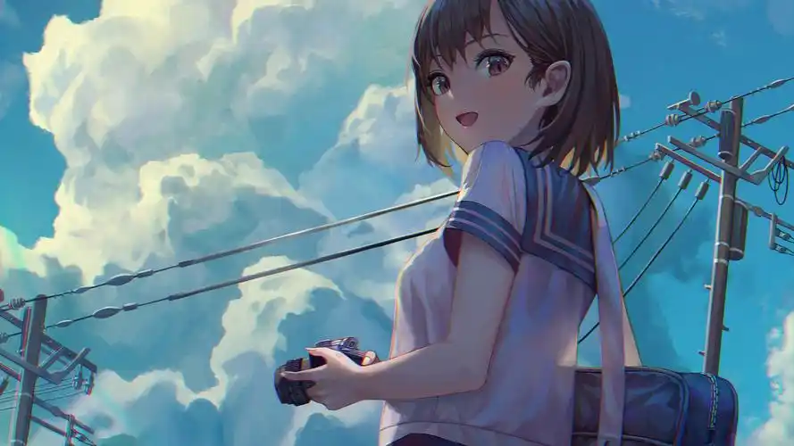 摄影生(动漫静态壁纸) - 静态壁纸下载 - 元气壁纸