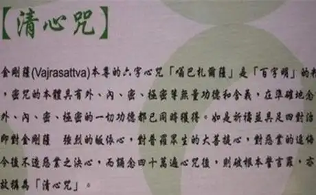 什么是清心咒