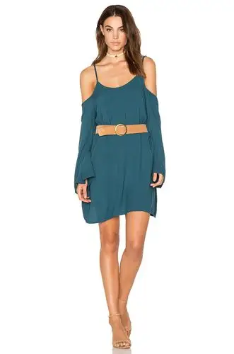 michael lauren gillis 钟形长袖连衣裙