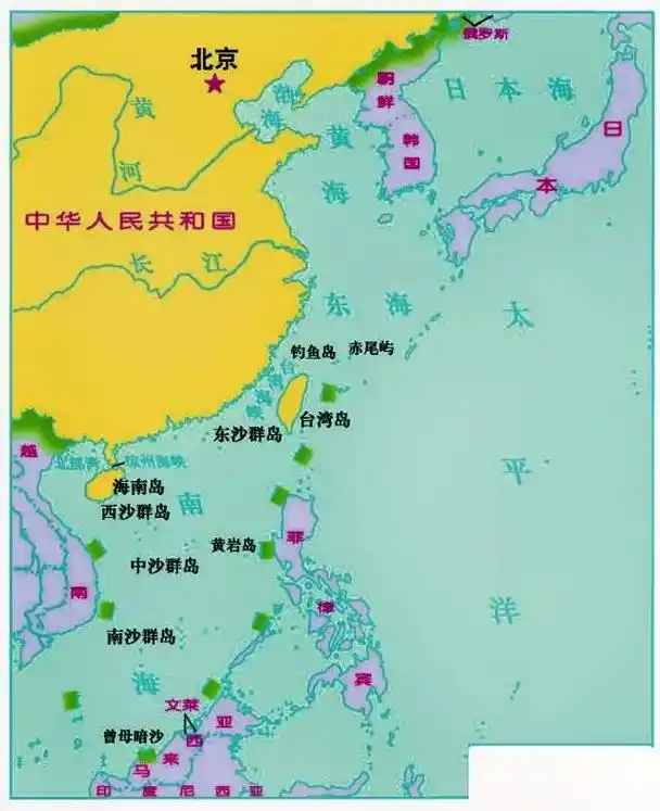 渤海,黄海,东海,南海来了!中国海域有四大海,分 - 抖音