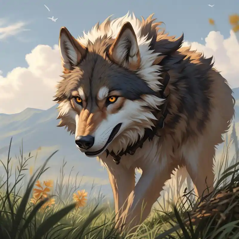 929997真的帅呆了,狼作为草原上的猛兽,它的头像也充满了力量和