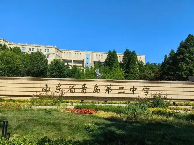 青岛二中2021级强基3班王亦木同学走出校门时满脸笑意,"706分!