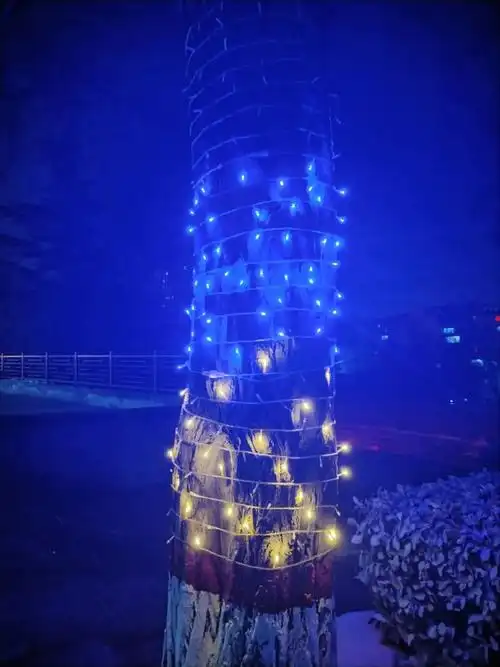 阳泉南山公园夜景! - 抖音