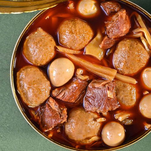山河四川风味牛肉火锅方便罐头户外即食食品肉制品