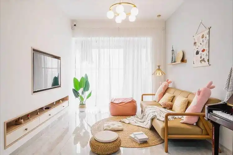 67平两房一厅小户型,简约装修展现温馨生活,令人陶醉_空间_设计_自然