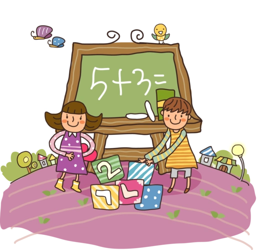 黑板野外的数学课堂