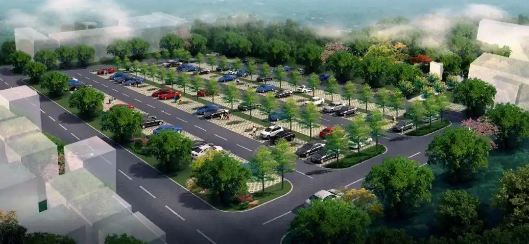 新基新北街停车场效果图