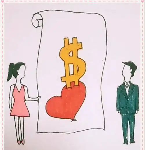 讽刺人心内涵图谈恋爱不如玩手机真心被钱所压迫