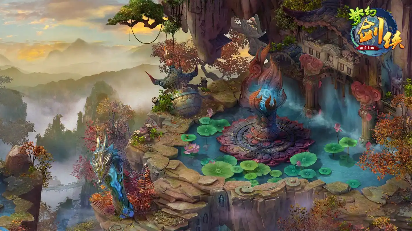 《梦幻剑侠》游戏场景桌面壁纸