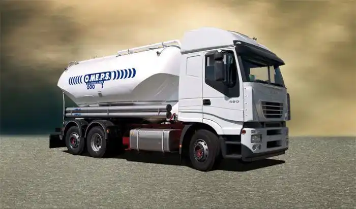 cma 22 tanker truck for powder and granulates max. 22 m