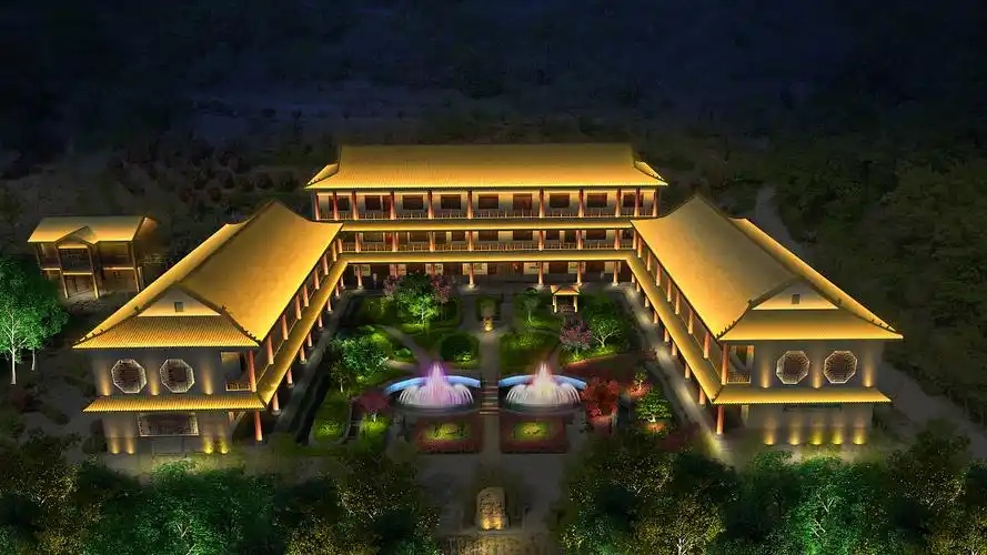 古建筑欧式建筑亮化案例