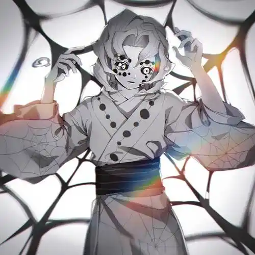 小蜘蛛|kira的鬼灭之刃插画图片
