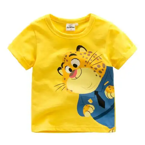 潮童气质,卡通t恤来帮你