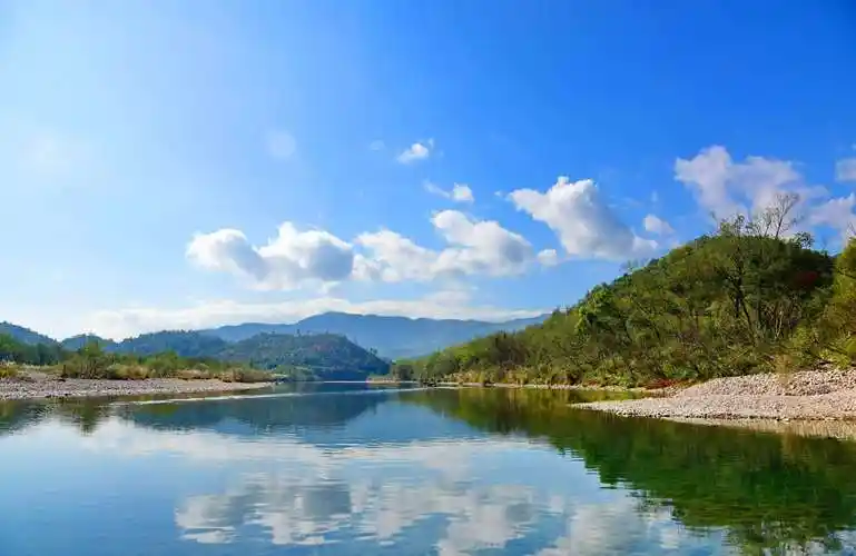 201120-27福建霞浦浙江温州八天游(六)浙江温州楠溪江竹筏漂流;石桅岩