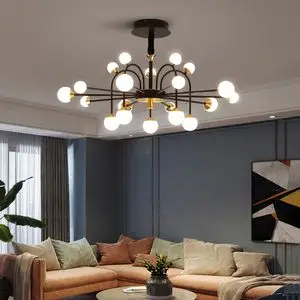 客厅吊灯现代简约轻奢北欧风格创意个性时尚2020新款魔豆餐厅灯具