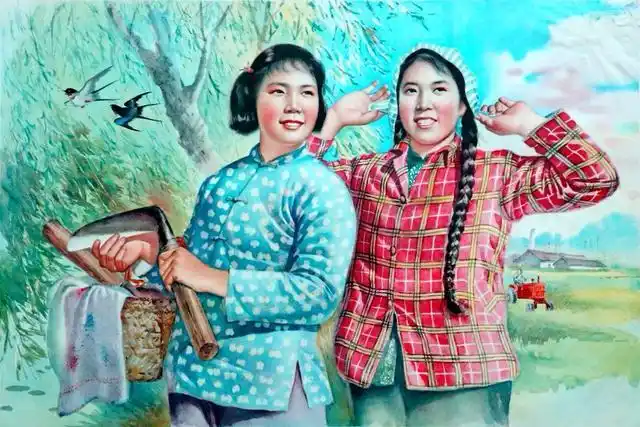 怀旧60年代的年画