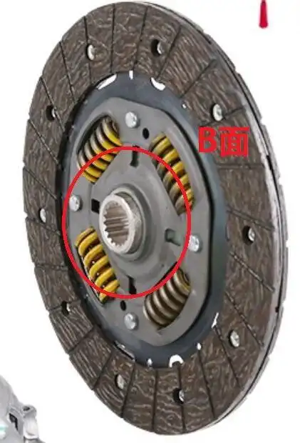 请教手动挡离合器片安装方向
