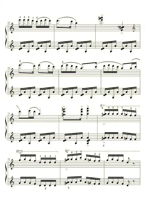 放马曲钢琴谱歌谱-苍强曲谱