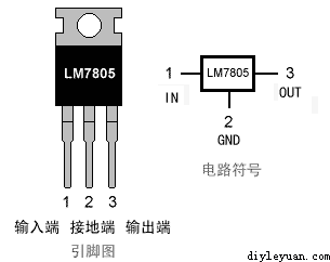 ic博客 > 三端稳压器lm7805电路图_lm7805电压/电