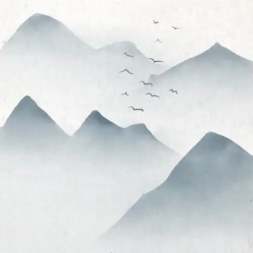 中国风水墨风景画