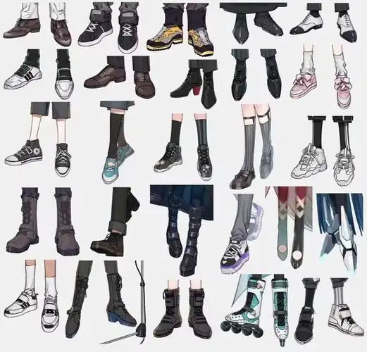 动漫人物的鞋子怎么画,200种鞋子画法 - 知乎