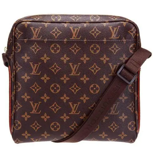 路易·威登louis vuitton棕色男式商务牛皮单肩/斜挎包m97037