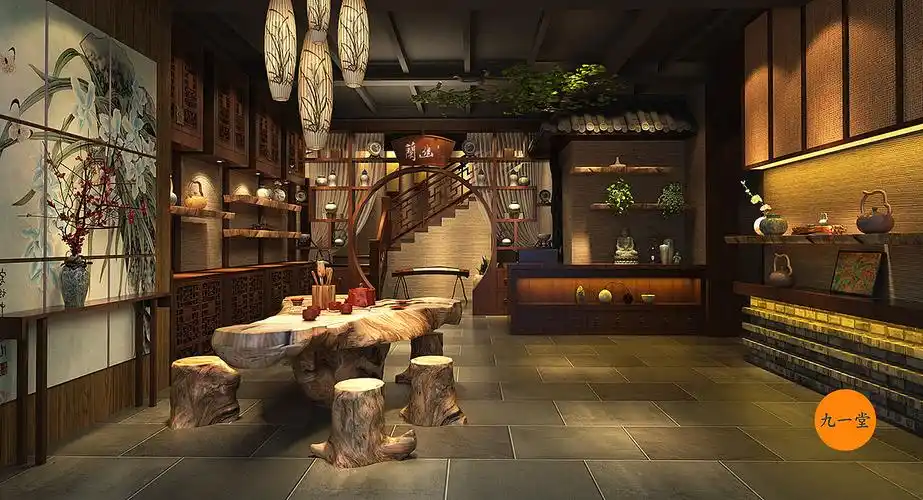 茶文化体验馆设计·幽蘭茶艺会所·会所品牌空间设计