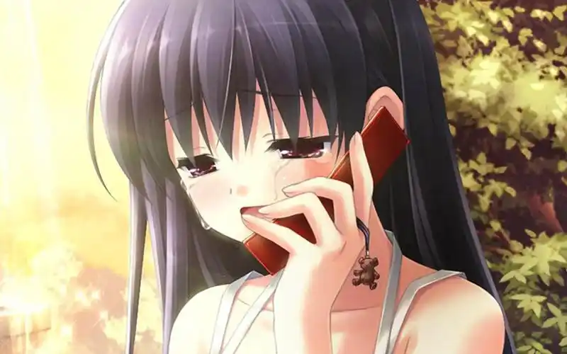 哭泣,伤感,难受,伤心,2k,动漫卡通,动漫人物默默流泪,默默哭泣 壁纸