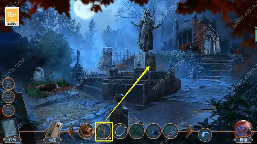 密室逃脱深红阴影诅咒攻略墓地深红阴影诅咒游戏攻略8